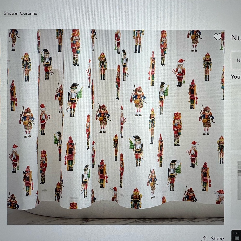 Nutcracker Shower Curtain